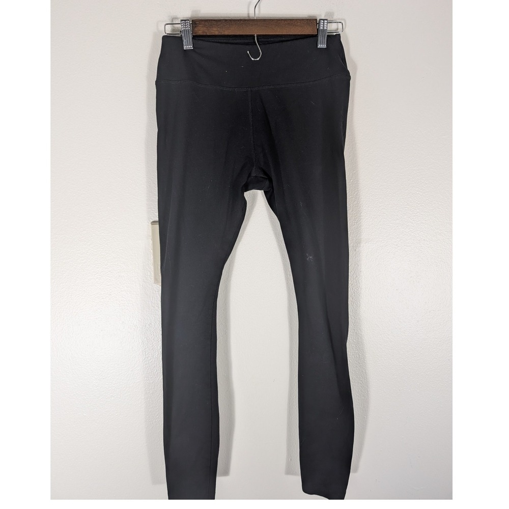 Pact Womens Small Organic Cotton Go-To Leggings Black High Rise Stretch